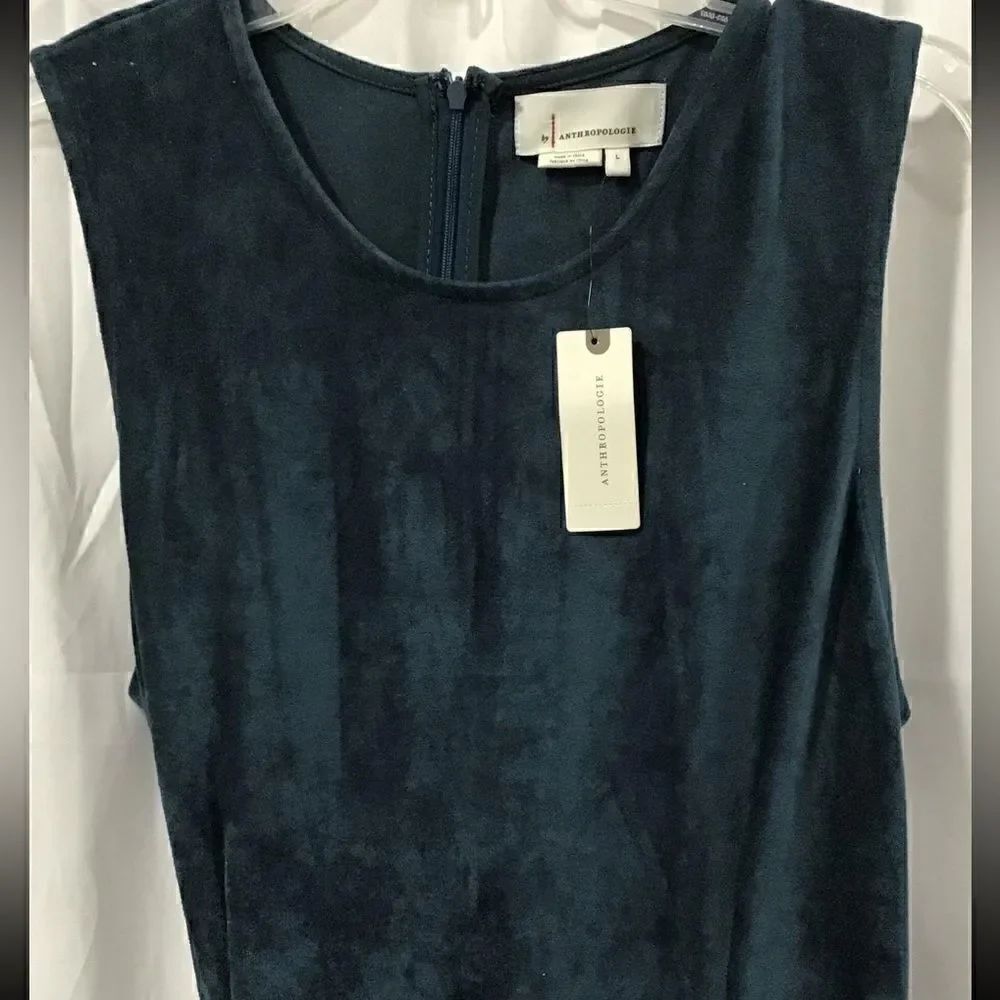 Anthropologie faux suede jumpsuit NWT - Picture 5 of 9